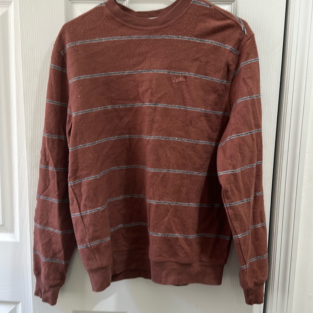 Katin - Red / Blue striped sweater - Size S
